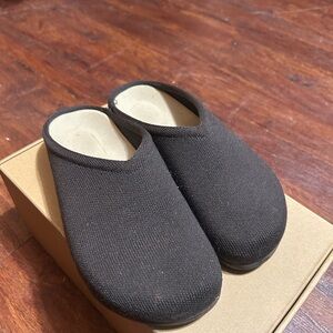 Rothy's brown Mule clogs